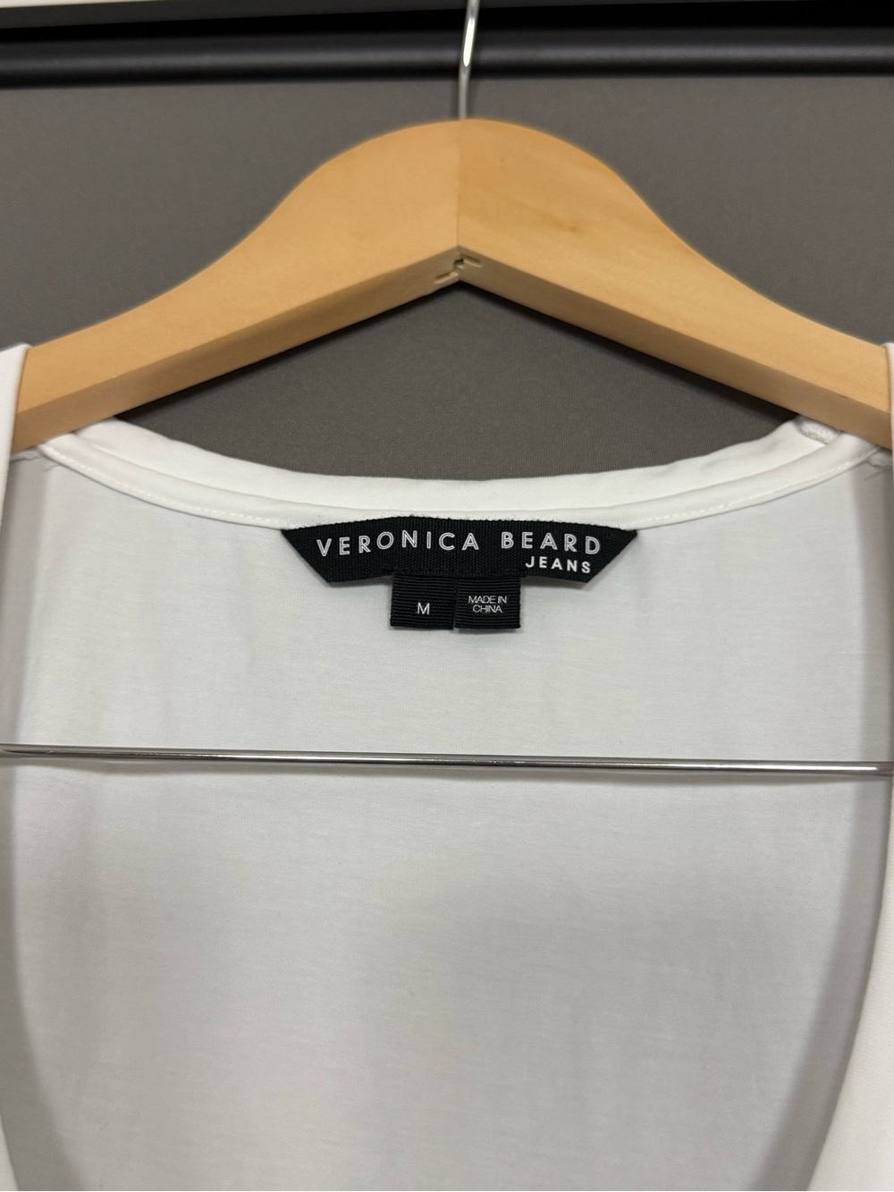 Veronica Beard Amaia Midi Dress Cottagecore Coastal Cowgirl White Khaki M - Picture 5 of 13